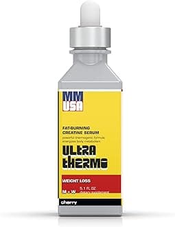 Ultra Thermogenic Serum: Top Fat Burner & Metabolism Enhancer. Slim, Boost Energy, & Elevate Pre-Workout Performance. Muscle Support, Appetite Control. for Men & Women. Cherry, 5.1 Fl Oz