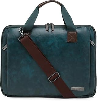 VISMIINTREND Slim Office Laptop Bags for Men & Women | Stylish Laptops Messenger Bag | Fits 13",14", 15.6" Laptop/Macbook, Birthday/Christmas/Valentine Gift for Man/Husband/Father/Boyfriend