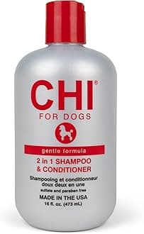 for Dogs Gentle 2-in-1 Shampoo and Conditioner, pH Balanced Dog Wash with Ionic Technology, Moisturizing Clean for Puppies and Adult Dogs, All Coat Types, Made in The USA, 16 Fl Oz