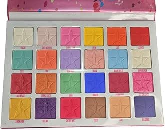 Polet Eyeshadow Palette 24 Vibrant Colors High Pigmented Makeup Palette Matte And Shimmer Glitter Powder Eye Shadow Waterproof Long Lasting Eye Shadow Palette