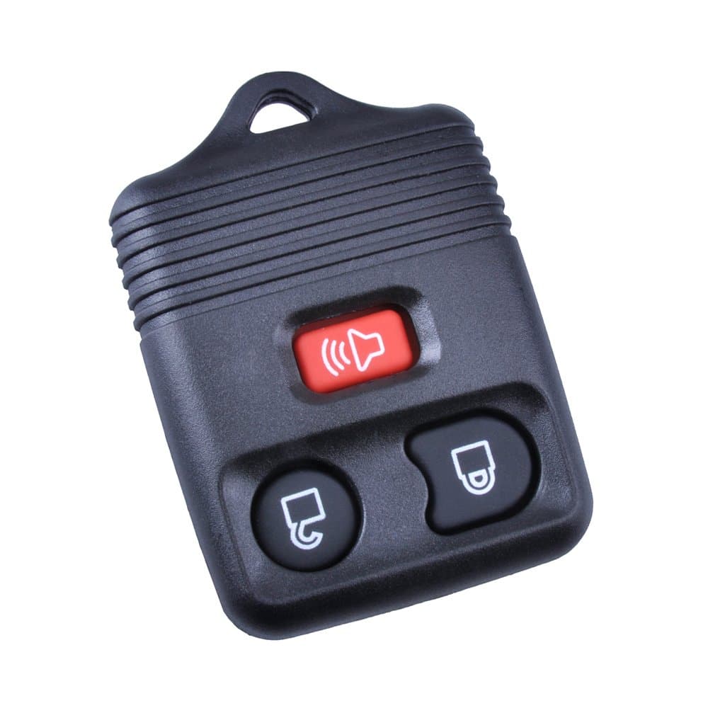 Smart Keyless Entry Remote Key Shell Case replacement for replacement ford Mercury Fob 3 Buttons & Pad 2008 Lincoln Mark Lt (2008 Lincoln Mark LT)