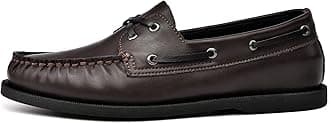 ALITIKAVIC Mens Boat Shoes Leather Casual Dress Shoes Classic Loafers