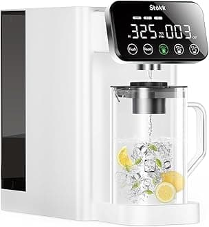 Stokk E1 Reverse Osmosis Water Filter Countertop, 5 Stage RO Water Filter System, NSF/ANSI 58 Certified, Reduces PFAS Chlorine Bad Taste, Portable No Installation Water Purifier for Home Office