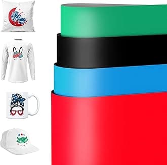4 Packs Mixed Colors Pre-Inked Sublimation Transfer Paper