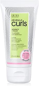 ALL ABOUT CURLS Bouncy Cream | For Curly Hair Styling | Moisturize, Define & Enhance Texture | Reduce Frizz & Boost Shine | Soft Definition | Vegan & Cruelty Free | Sulfate & Paraben Free