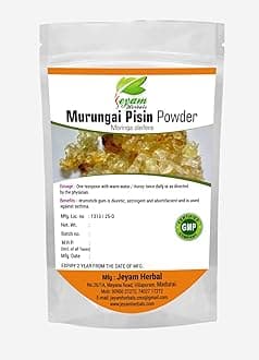 Murungai Pisin Powder | Moringa Gum | Sahajan Gond Bending | Drumstick Tree Resin | Sahajan Gum | Munagachettu | Ahijan |100 Gm