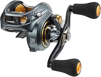 Piscifun Alijoz Fishing Reel Size 300 Fishing Reel with Aluminum Frame for Low Profile and 33lb Drag Bait 5.9:1/8.1:1 Freshwater Saltwater Speed Ratio Double Handle