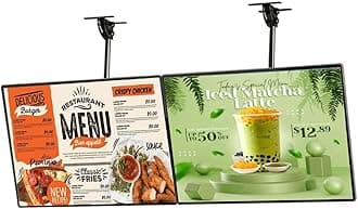 Slim Snap Frame LED Light Box, LED Backlit Menu Board Screen for Restaurant Cafe Shops Wall Mounted Billboard for Cafe Shop (50x40cm)