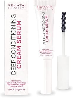 RB RENATA BEAUTY Lash & Brow Deep Conditioning Cream Serum – Rich Conditioning Cream for Lashes & Brows – Nourish, Repair & Protect for Eyebrows and Eyelashes – Post-Treatment Aftercare & Daily Use