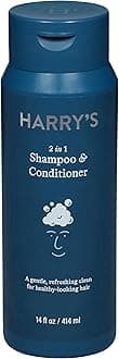 Harry's 2 in 1 Shampoo and Conditioner, 14 oz Bottles x 2