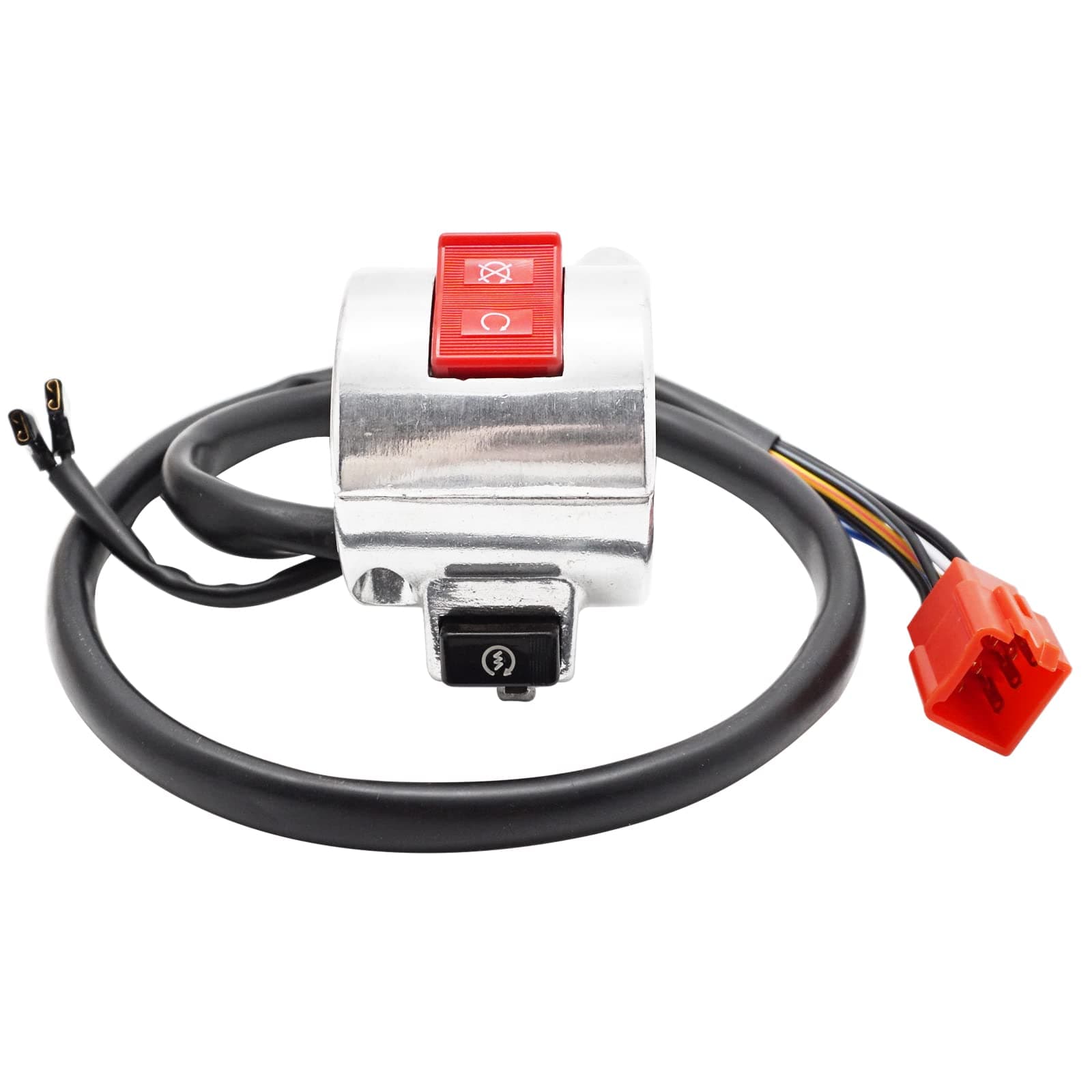 JAVIK Right Start Stop Kill Control Switch Button for Honda VTX1300 VTX1300C/VTX1300R/VTX1300S/VTX1300T 2003-2009, OEM# 35013-MEA-672 35130-MEM-672