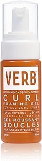 VERB Curl Foaming Gel – Frizz Control Foaming Gel - For Waves, Curls and Coils - Defines + Enhances for Medium Hold – Vegan, No Parabens or Harmful Sulfates