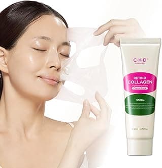 CKD Retino Collagen Creamy Peel-Off Mask - Face Wrapping Mask for Glowing Glass, Pore Tightening, Firming & Elasticity. Low-Molecular Collagen for Deep Absorption. Korean Skin Care. 2.7 fl oz