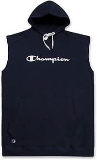 Champion Big and Tall Sleeveless Hoodies for Men – Mens Popover Workout Hoodies