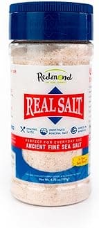 Real Sea Salt - Natural Unrefined Organic Gluten Free Fine, 4.75 Ounce Shaker (1 Pack)