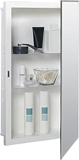 Zenith Products ZPC Corporation EMM1027 Prism Beveled Medicine Cabinet, 16" x 26"