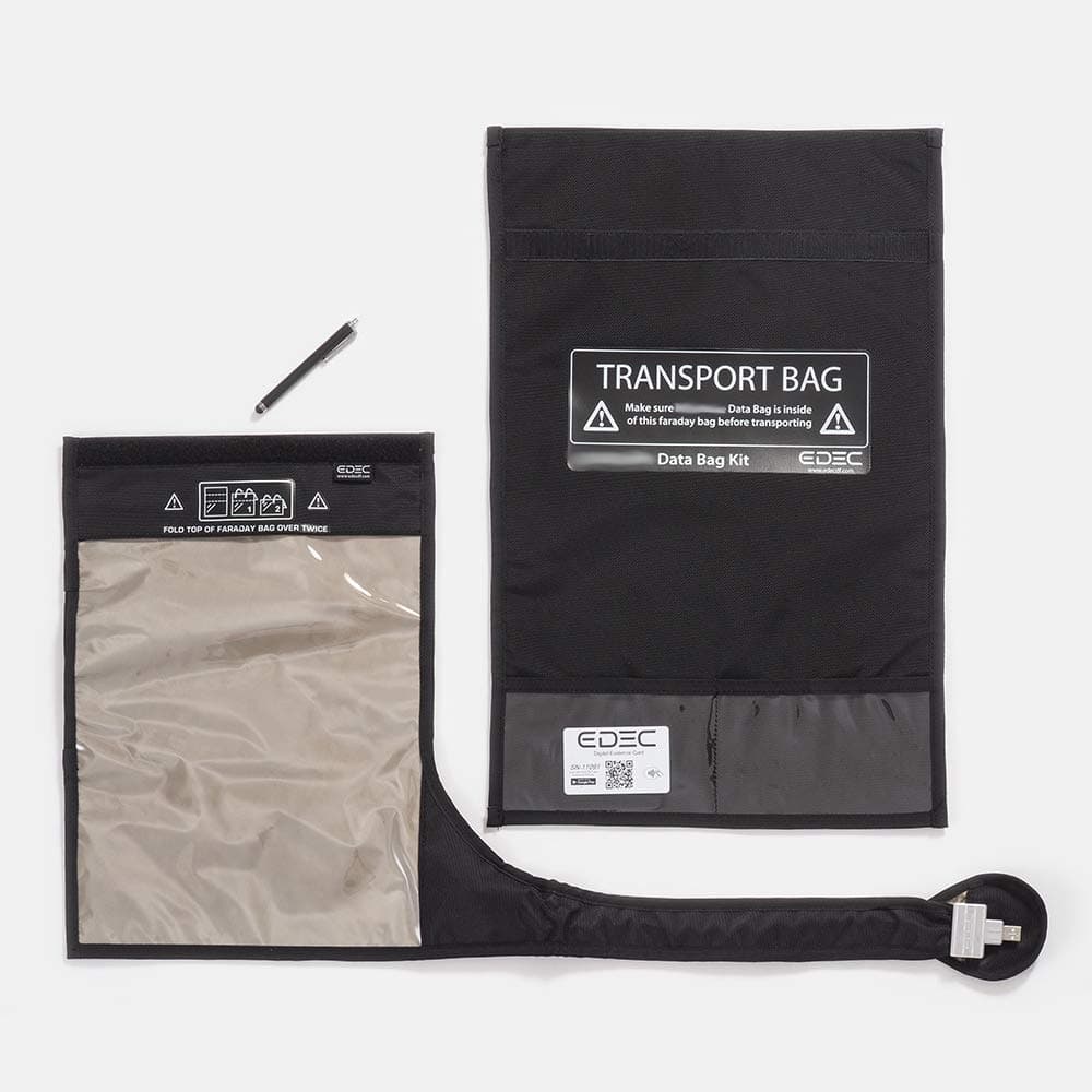 Data Bag Kit Vector - RF Signal Isolation, Shielded USB for Forensic Device Analysis and Charging