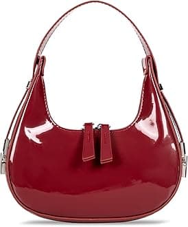 Prpeko Shoulder Bag Crescent Retro Y2k Hobo Handbags 90s Underarm Purse Bag Fashion Clutch Purses for Women