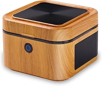 SHD Multifunctional Smokeless Ashtray,USB Rechargeable HEPA Filter Ashtray for Home Office Car Indoor Outdoor- Brown