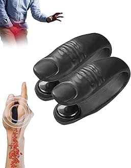 2 Pcs Sugar Control Li4 Acupressure Point Clip, Sugar Control Acupressure Clip, Supporting Acupressure Relaxation, Stress Alleviation, Tension Relief and Headache Relief Hand Clip (Black)