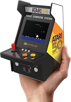 My Arcade Atari Built-in 100 Games, 6.75", Retro Arcade, Atari Game