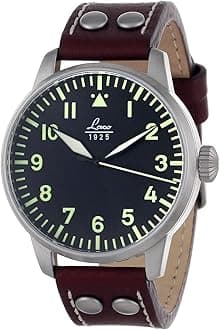 Augsburg Mens Analog Automatic Watch with Leather Bracelet 861688