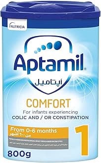 Aptamil Comfort 1 Infant Formula Milk From 0-6 Months, Dietary Management of Colic & Constipation, Easy To Use Pack, 800g