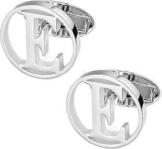 GWD Cufflinks for Men Classic Tuxedo Shirt Wedding Cuff Links Personalized Initials A-Z Gift