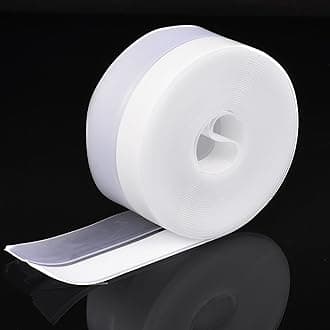 Weather Stripping, Silicone Door Seal Strip for Door or Window Bathroom Shower Glass Gaps（25mm*5m）