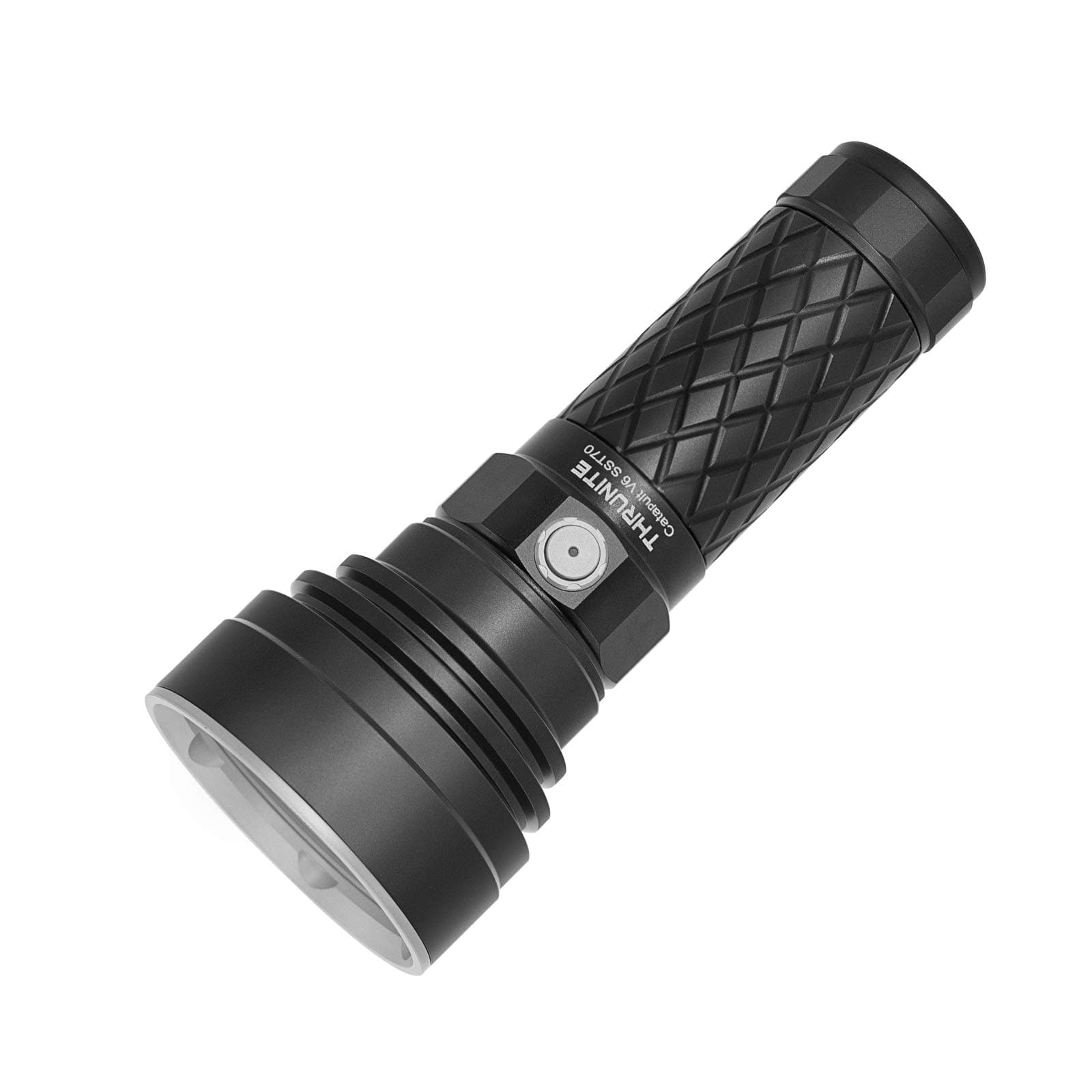 Catapult V6 SST70 USB-C Rechargeable Flashlight, 2836 Lumens, 692m Long Beam Distance, High-Performance LED Searchlight for Tactical, Camping, and Hiking, Black, Cool White - CW