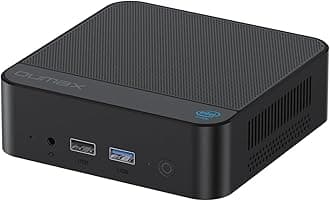 OUMAX Mini PC 13th Generation N150 Processor Up to 3.6GHz 4 Core/4 Threads 16GB DDR4 1TB M.2 SSD Mini PC 4TB Expandable, Win-11Pro Mini PC, Built-in Power Supply, Fast Heat Dissipation, High Speed