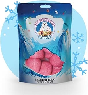 Crunchy Catchy Snacks Freeze Dried Chamallows Haribo Candy 110 g, Medium