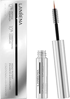 LANBENA Eyelash Growth Serum Lash Enhancing Serum with Advanced Formula to Boost Longer Fuller and Thicker Luscious Lashes-3ml