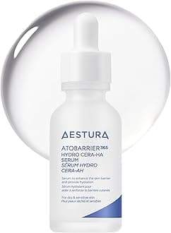 AESTURA ATOBARRIER365 Hydro CERA-HA Face Serum with Ceramide, Hyaluronic Acid, and Niacinamide for Skin Moisture Barrier Repair | Deep Hydration, Suitable for Dry & Sensitive Skin, 30ML / 1.01 fl.oz.