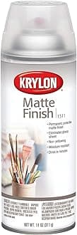 Krylon Clear Matte Finishing Spray Paint Coating, 11 oz, Matte Finish