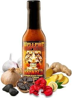 Kranked - Black Garlic and Carolina Reaper Gourmet Hot Sauce, Featured on Hot Ones TV Show, 5 oz.