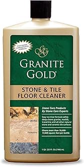 Stone And Tile Floor Cleaner - No-Rinse Deep Cleaning Granite, Marble, Travertine, Ceramic Solution - 32 Ounces (Packaging may vary)