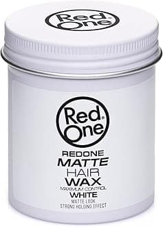 Matte Hair Wax White 100ml | Maximum Control | Flexible Grip and Texture Inserts | Matte Look | Women's and Men's Waxing | Ultra Hold Effect | All Hair Types