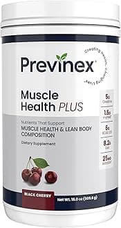 Muscle Health Plus – All-in-One Creatine Monohydrate & Amino Acids Powder with myHMB & AstraGin – BCAA 2:1:1 and Essential Amino Acids Supplement for Strength, Recovery & Lean Muscle, Cherry