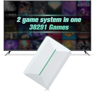 Retro Game Console Hdd 500GB, Plug and Play Video Game Console with Built in 38291 Game, Emulator Console Compatible with 50 Game Emulators, Playnite&Retrobat 2 Game Syatem in 1, Portable Game Console