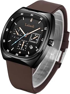 Watch, Women's Watch, Stylish and Versatile Easy-to-Read Women's Wristwatch with Silicone Strap Quartz Watch