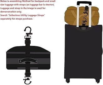 Seibertron Pro-Multifunction Shoulder Messenger Bag Fit for 14.1" or 17.3" Laptop