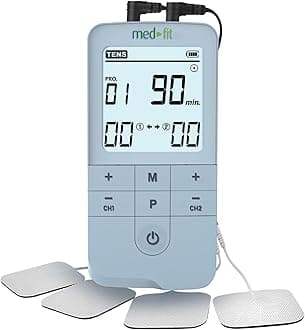 Digital (EM6300A) EMS Electronic Sports Muscle Stimulator and Muscle Toning Machine also includes 12 pain relief programmes