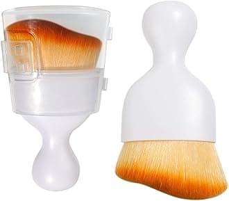 AOCISKA Car Interior Detailing Brush,Soft Bristle Cleaning Brush Car Detailing Brush Dusting Brush,Car Interior Cleaning Tool,Auto Detail Brush Car Dash Duster Brush (White with Cap)