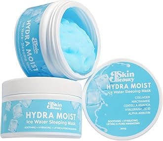 HYDRA MOIST Ice Water Sleeping Mask, 300g Fast absorbing.With cooling effect