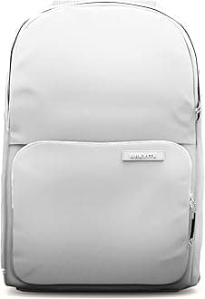 BREVITE The Backpack- Casual daypack backpacks for every function. Compact but spacious 18L aesthetic traveling backpack with laptop compartment. (Gray)