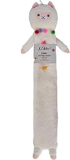 Extra Long Hot Water Bottle – Super Soft Novelty Plush Cover – Natural Rubber 2L Capacity – 72cm Long – Perfect for Pain Relief on Aches or Injuries (Llama)