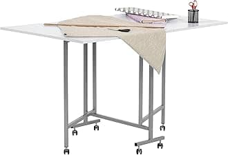 Studio Designs White Powder-Coated Craft and Cutting Sewing Machine Table