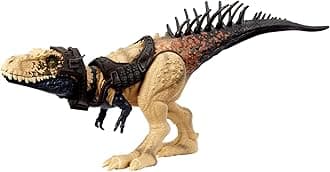 Mattel Jurassic World Giant Tracker Action Figure Bistahieversor Dinosaur Toy with Movement and Tracking Accessories, 14 inches Long