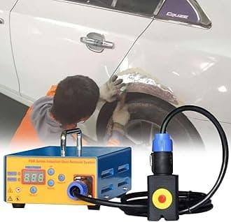 Auto Body Dent Repair Kit, Car Dent Puller Induction PDR Heater Machine Hot Box 1380W(Max) Car Removing Paintless Dent Repair Tool for Auto Body Dent Removal, Digital Display Power and Time